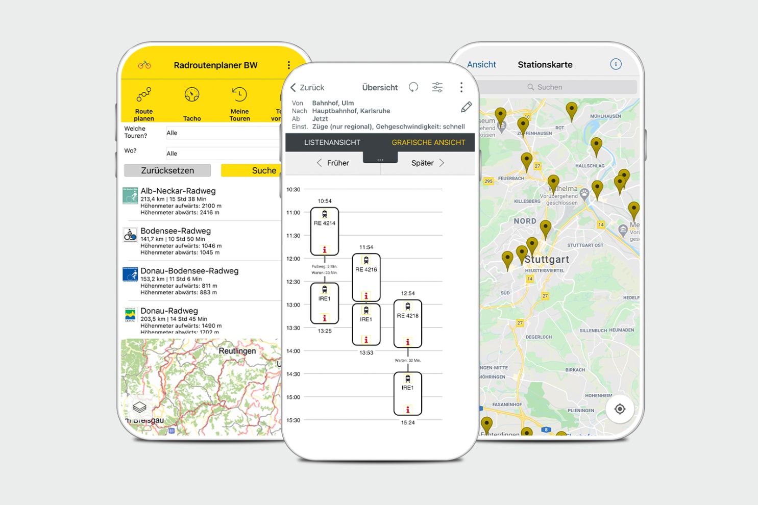 Apps und Services / bwegt Mobilität für BadenWürttemberg