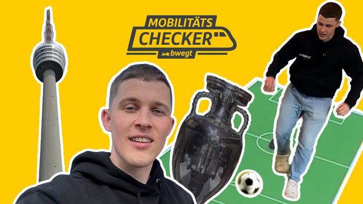 Collage von Moritz mit Sehenswürdigkeiten in Stuttgart