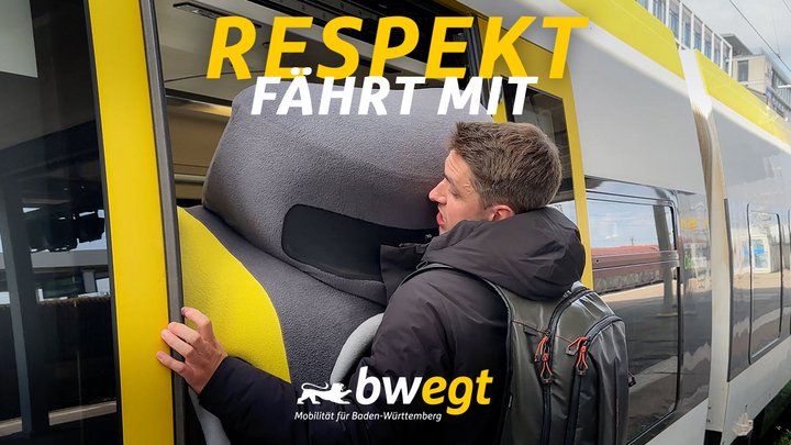 Mann stößt mit Bine bwegt zusammen.