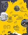 Auf einer Karte mit dem Titel „Vier spektakuläre Fotospots“ sind vier Lost-Places in Baden-Württemberg eingezeichnet: Das Schlosshotel Waldlust in Freudenstadt, das verlassene Dorf Gruorn bei Münsingen, die sagenumwobene Ruine Hankertsmühle bei Schönbronn sowie das Kieswerk Mühlingen bei Schwackenreute