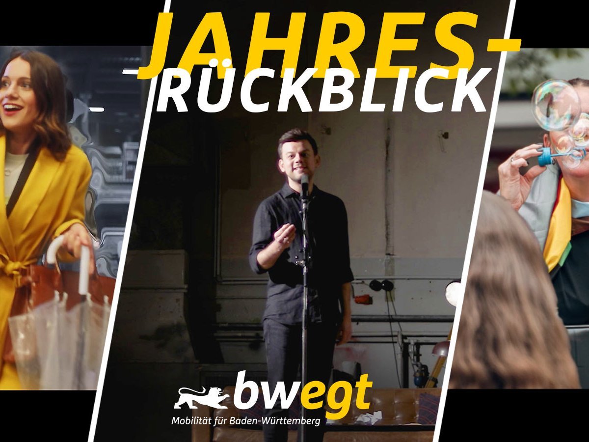 Collage mit drei Bildern und dem Schriftzug Jahresrückblick.