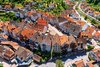 Eine Altstadt mit Fachwerkhäusern