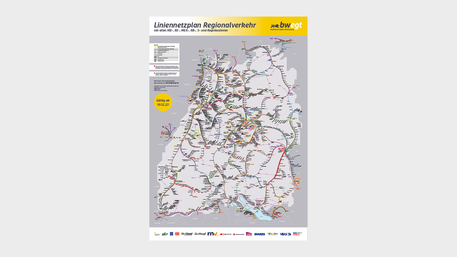 Liniennetzplan Regionalverkehr