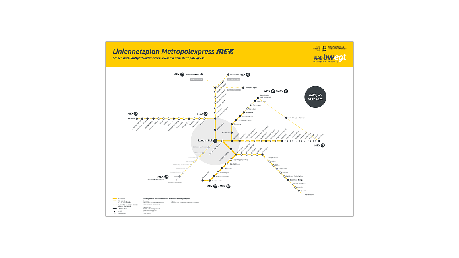 Metropolexpress Karte