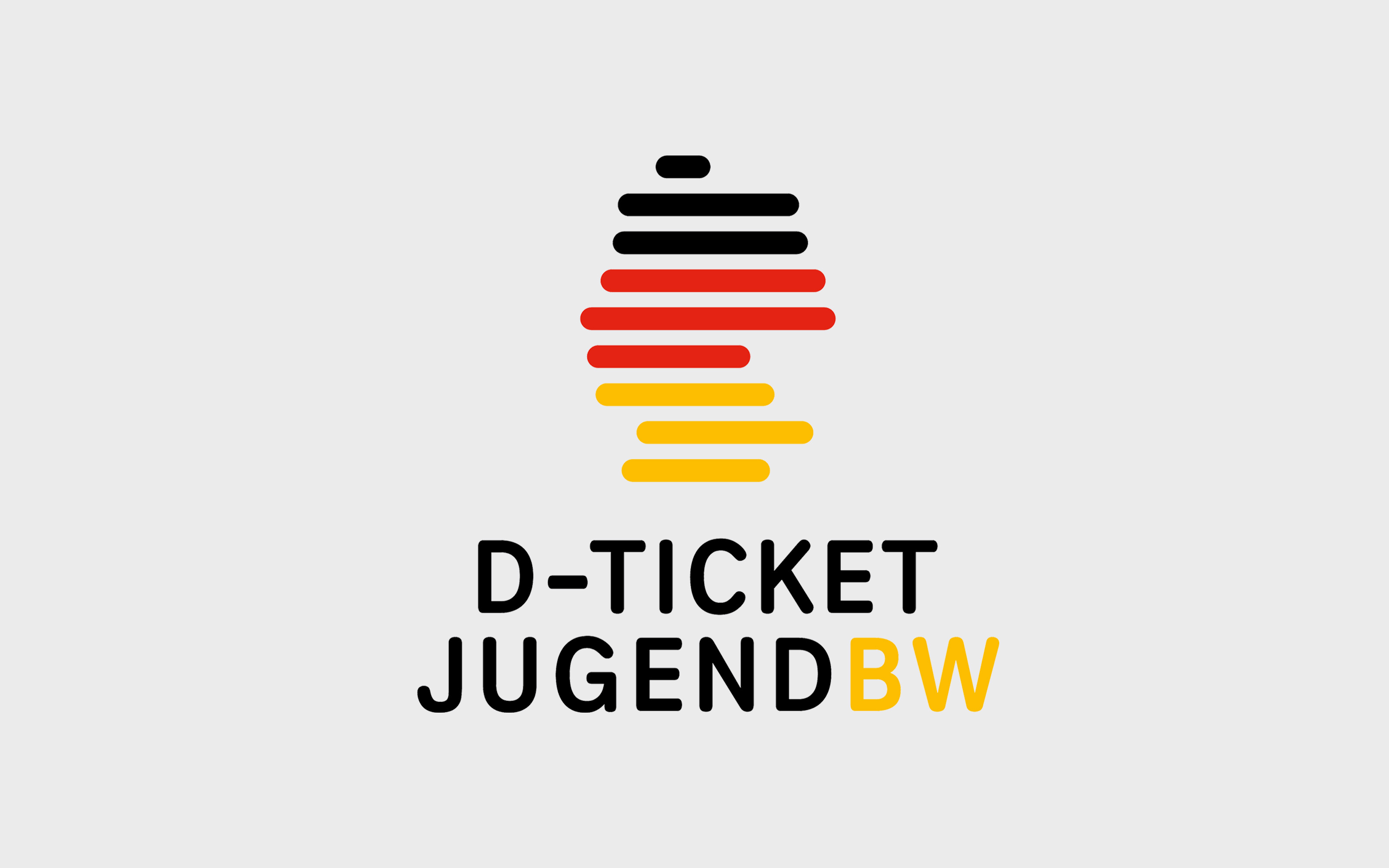 D-Ticket JugendBW Logo auf grauem Hintergrund