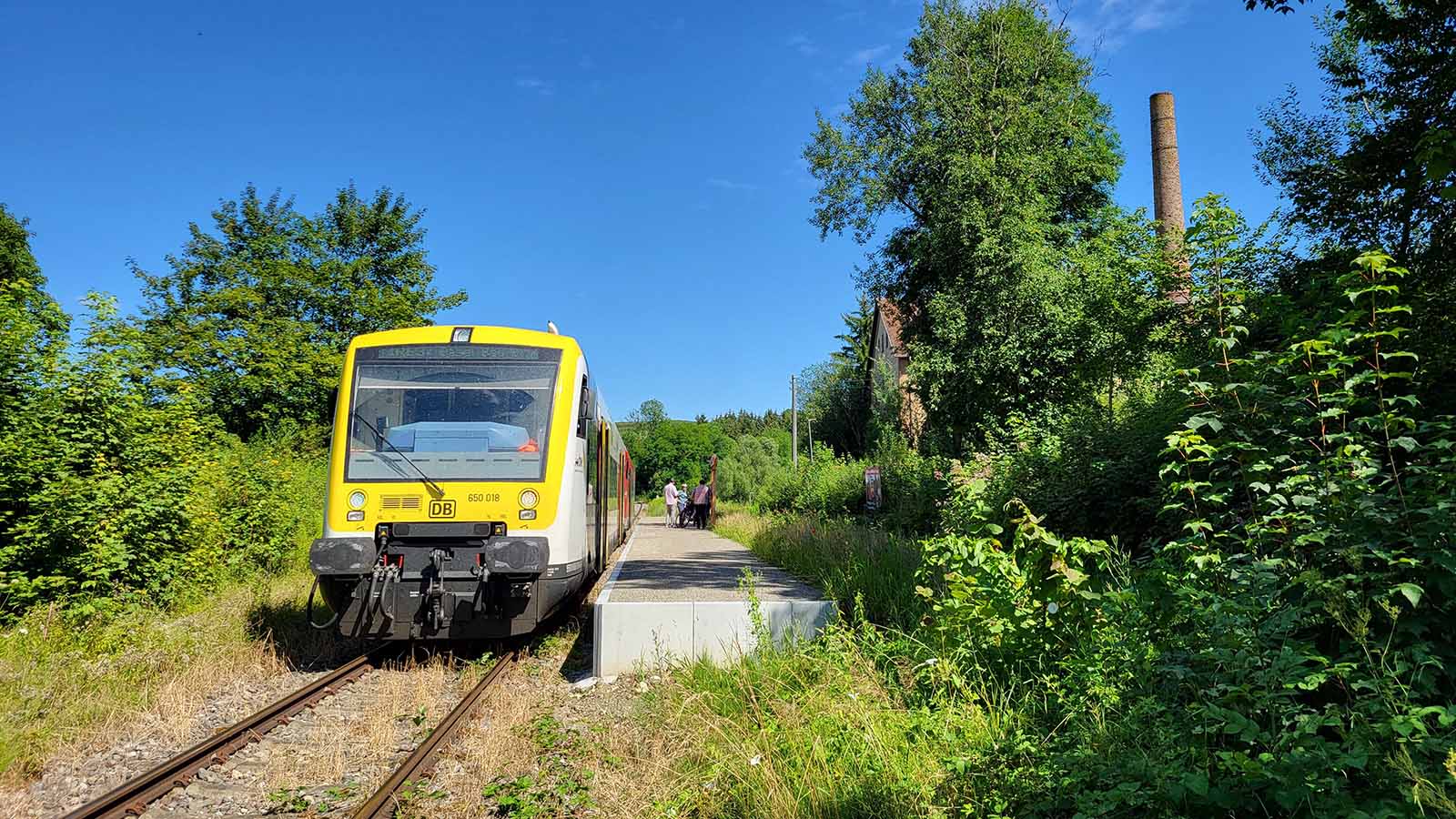 Der Freizeitexpress „Biberbahn“ im ländlichen Gebiet