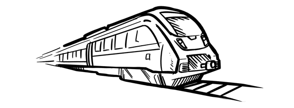 Zug-Skizze